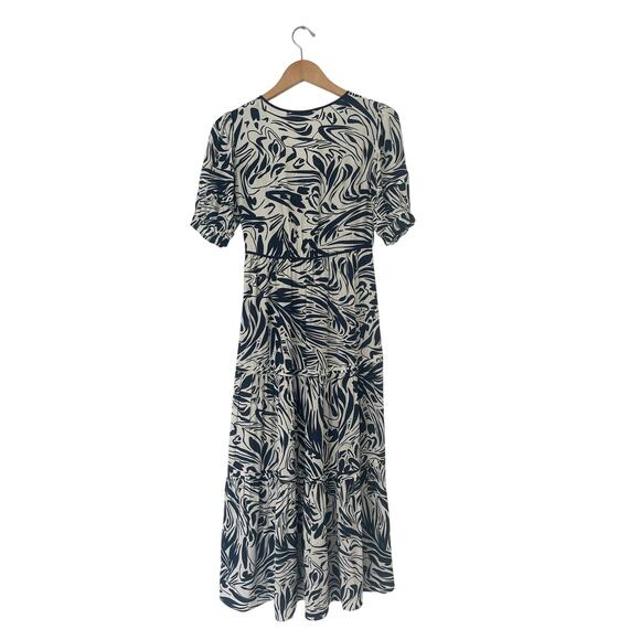 Ba&sh Calas Abstract Print Midi Dress Size XS - Picture 7 of 8